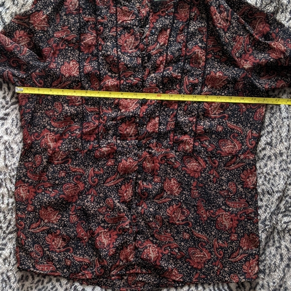 Vintage paisley blouse - Picture 7 of 8